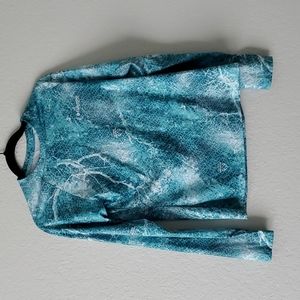 Columbia sun shirt, size small, women's sea green color